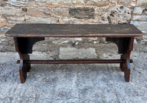 Antique Rustic Hall Bench