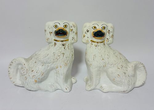 Pair of Antique Staffordshire Dogs