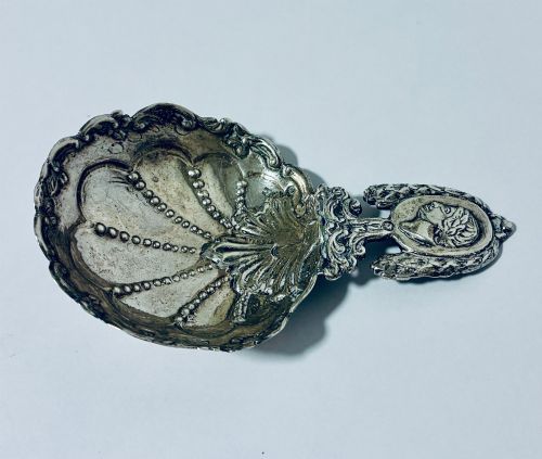 Victorian Silver Caddy Spoon