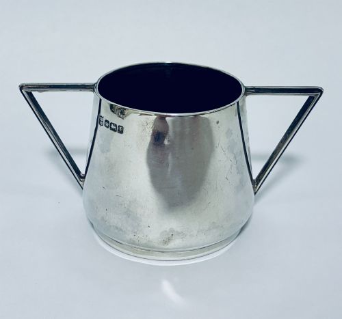 Art Deco Silver Sugar Bowl