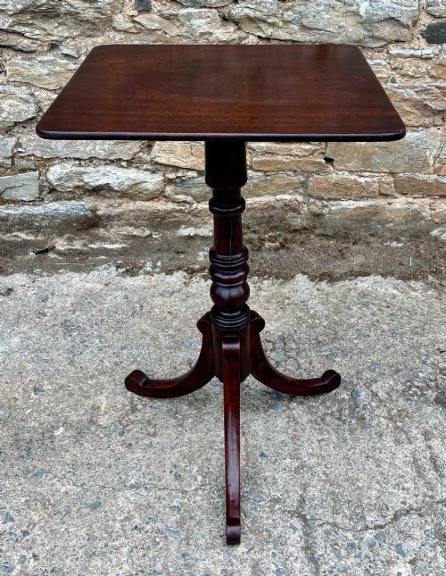 Regency Mahogany Tilt Top Wine Table