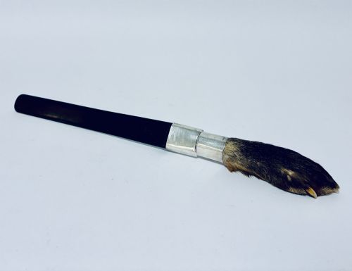 Antique Silver Mounted Otter Page Turner