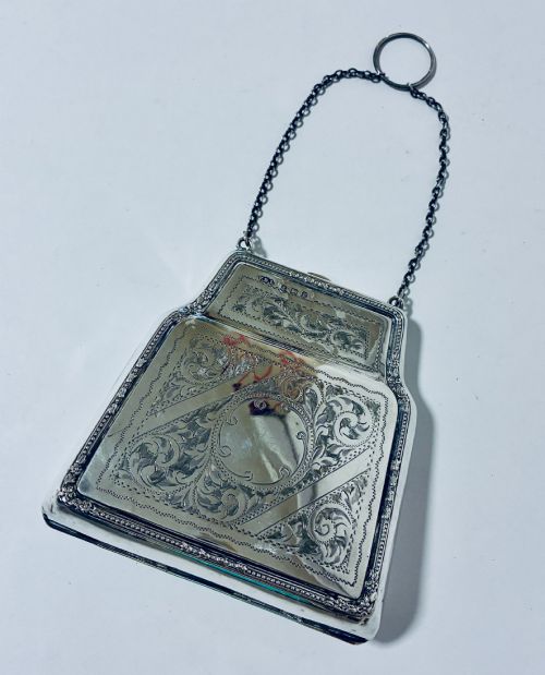 Antique Silver Evening Purse