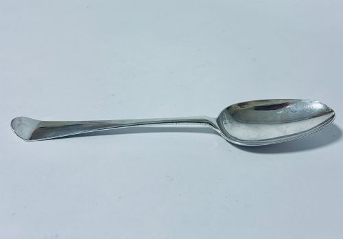18th Century Silver Serving Spoon