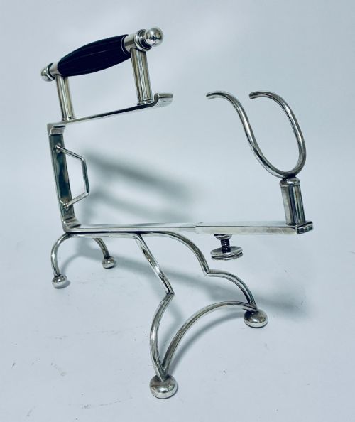 fig 1. Antique Silver Plated Bottle Carrier