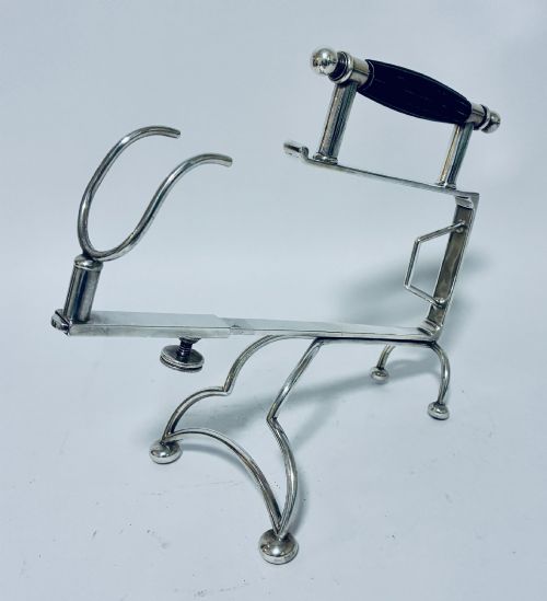 fig 2. Antique Silver Plated Bottle Carrier