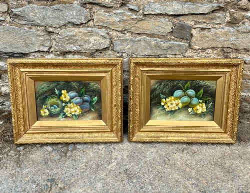 Pair of Still Life Oil Paintings