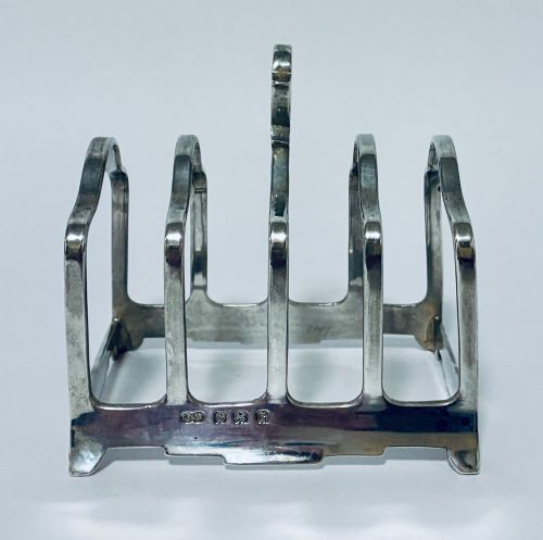 Antique Silver Toast Rack