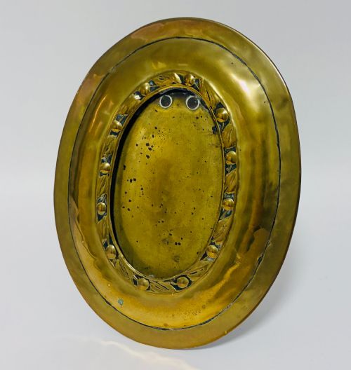 Arts and Crafts Brass Photo Frame