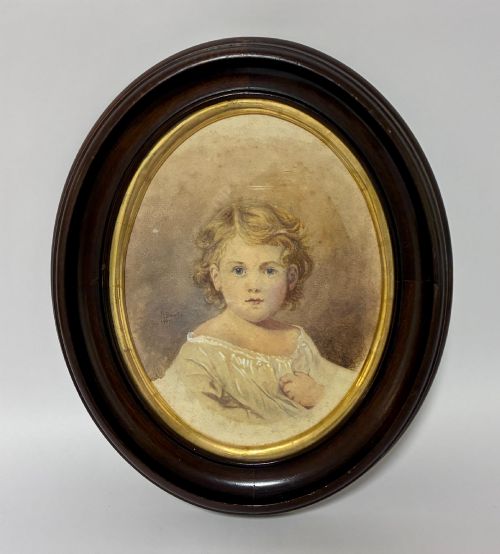 Edwardian Watercolour Portrait
