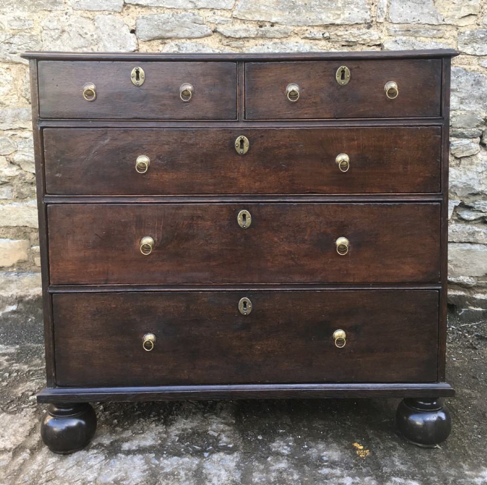 Antique Early 18th Century Oak Chest of Drawers View VI