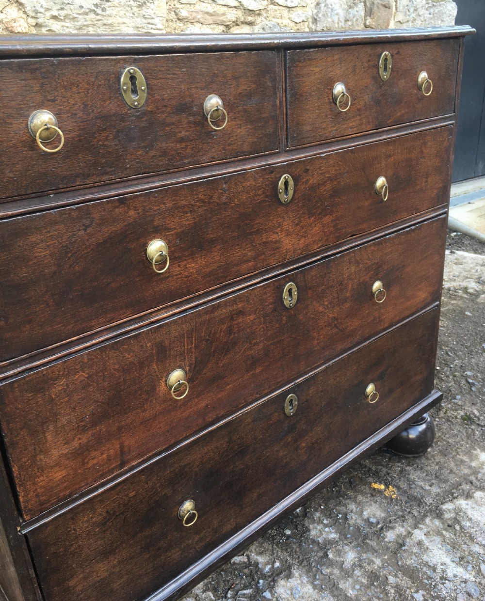 Antique Early 18th Century Oak Chest of Drawers View VII