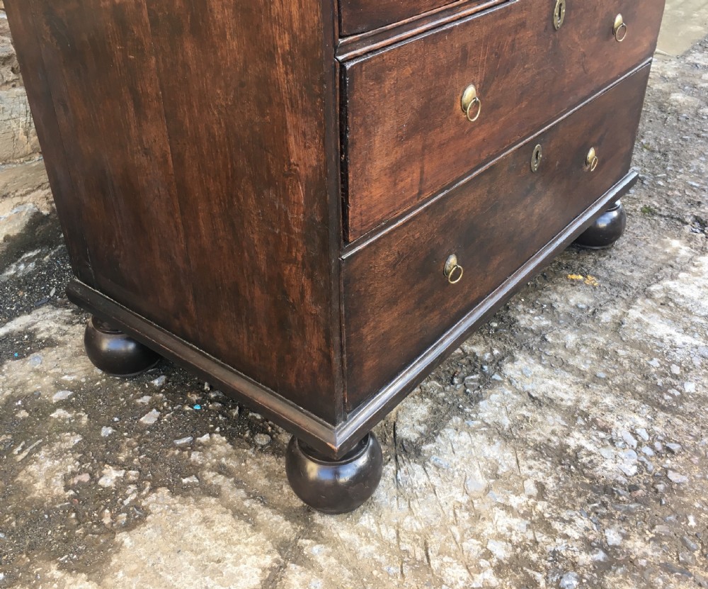 Antique Early 18th Century Oak Chest of Drawers View IX