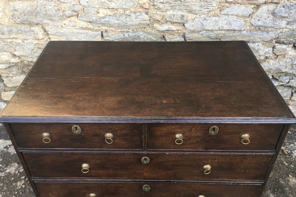 Antique Early 18th Century Oak Chest of Drawers View XI