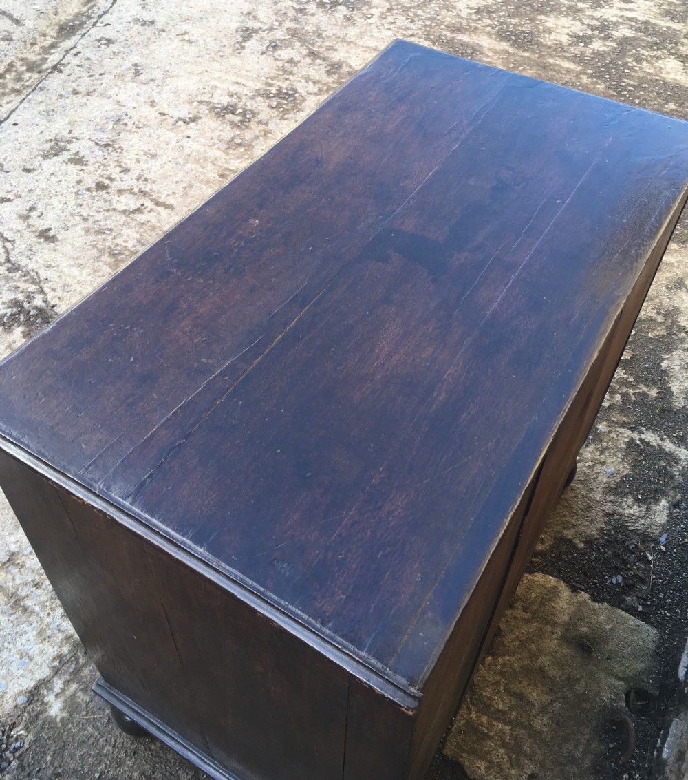 Antique Early 18th Century Oak Chest of Drawers View XII
