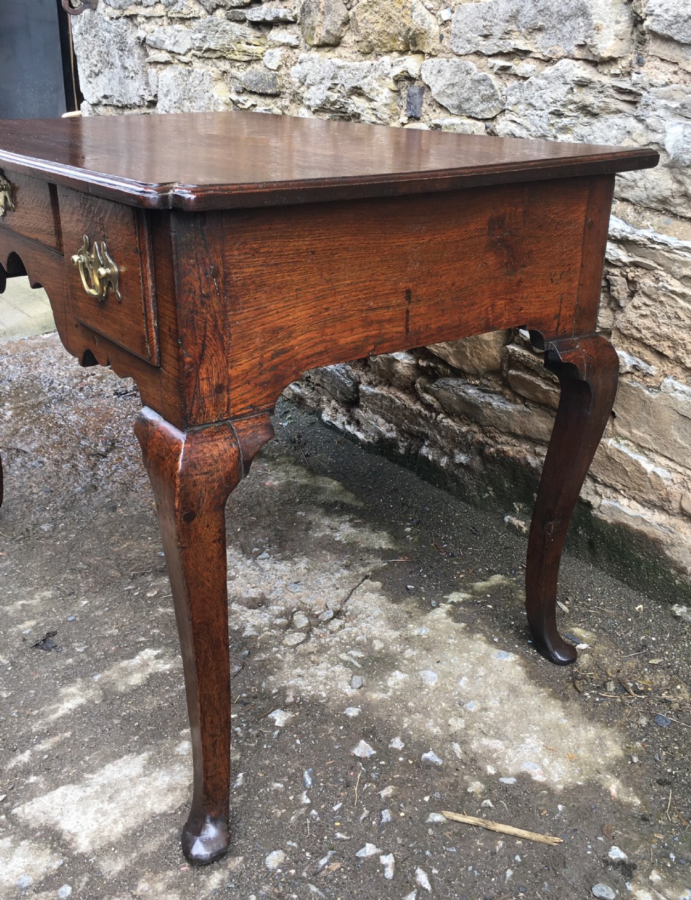 Antique 18th Century Oak Lowboy  View III