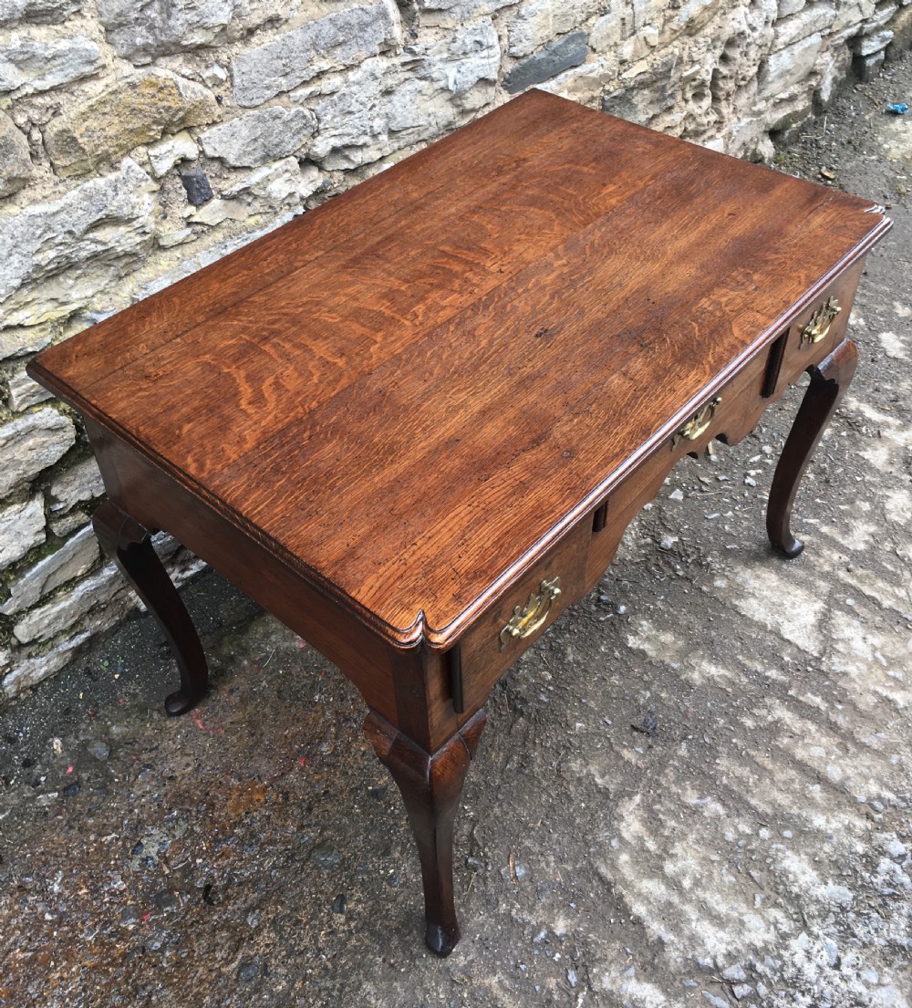 Antique 18th Century Oak Lowboy  View V