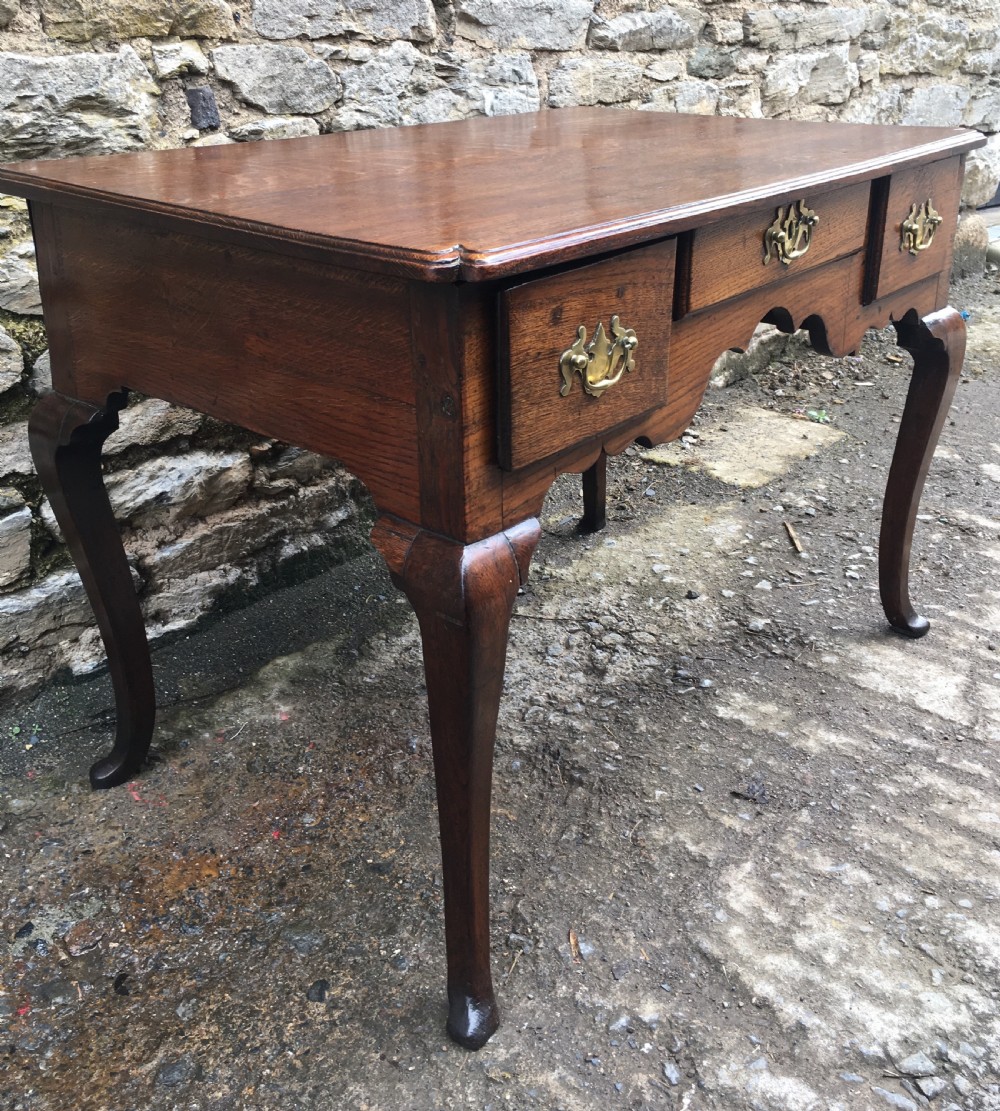 Antique 18th Century Oak Lowboy  View VI