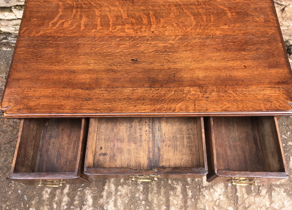 Antique 18th Century Oak Lowboy  View VIII