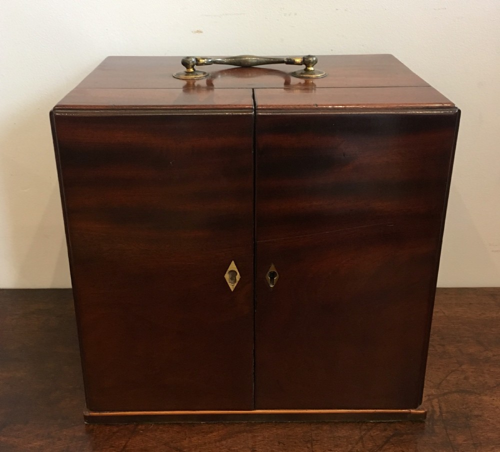 Antique Mahogany Apothecary Cabinet  View II
