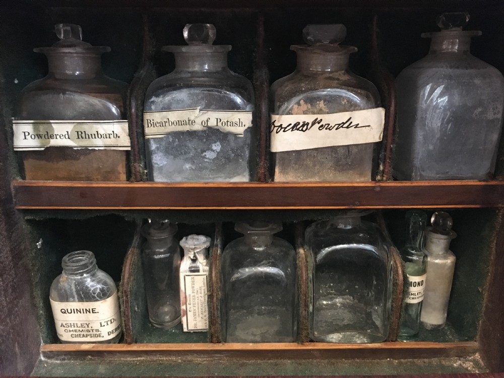 Antique Mahogany Apothecary Cabinet  View XIV