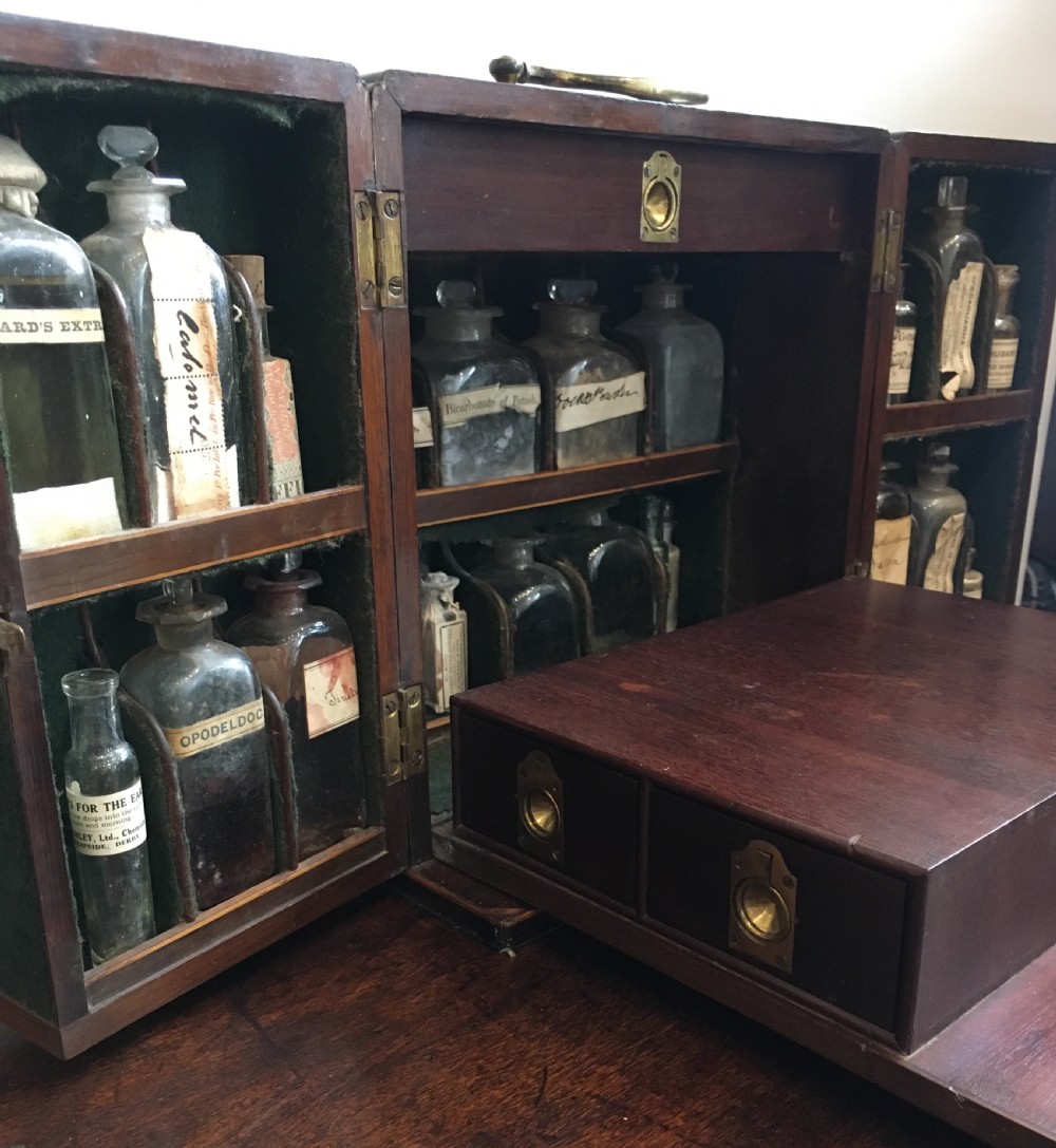 Antique Mahogany Apothecary Cabinet  View XVI