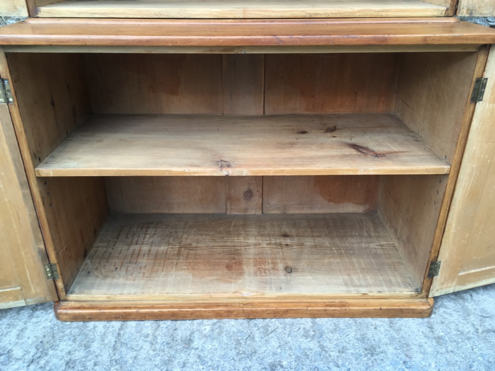 Antique Victorian Pine Shelved Cupboard View V
