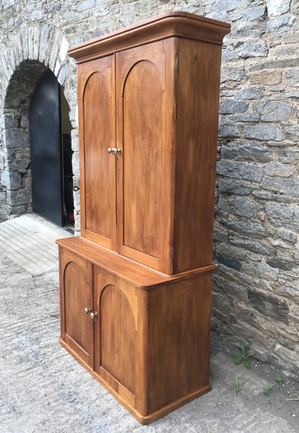 Antique Victorian Pine Shelved Cupboard View VII