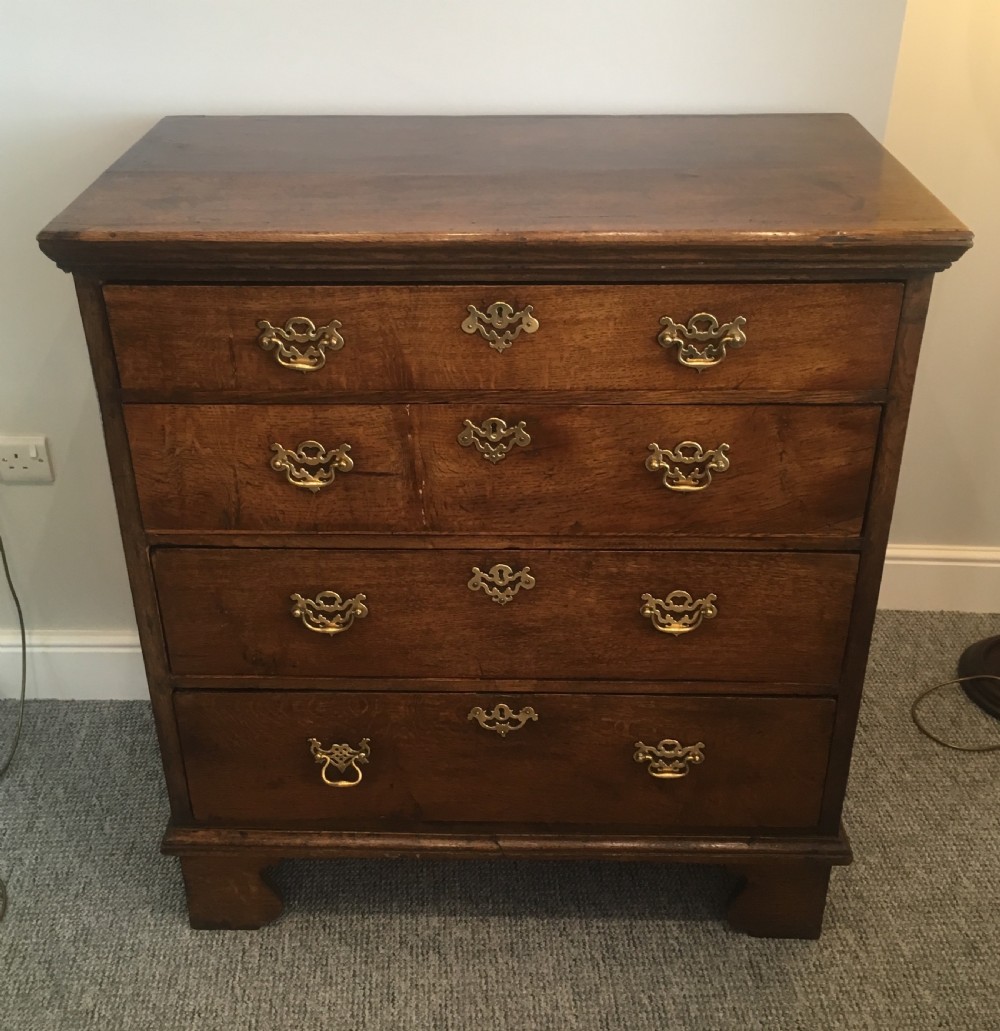 Antique 18th Century Oak Chest of Drawers View II