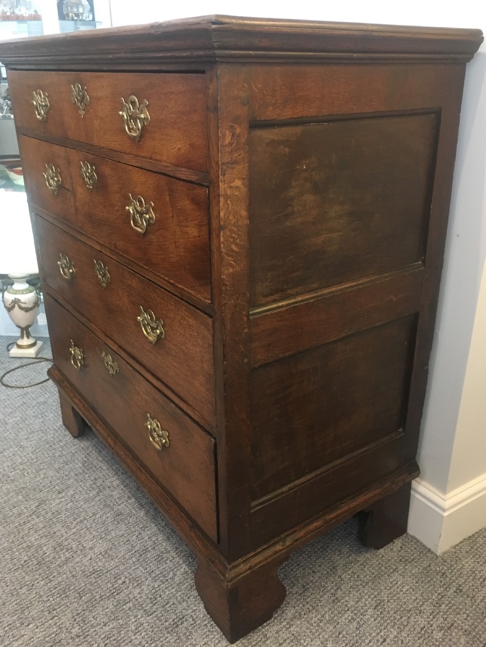 Antique 18th Century Oak Chest of Drawers View VI