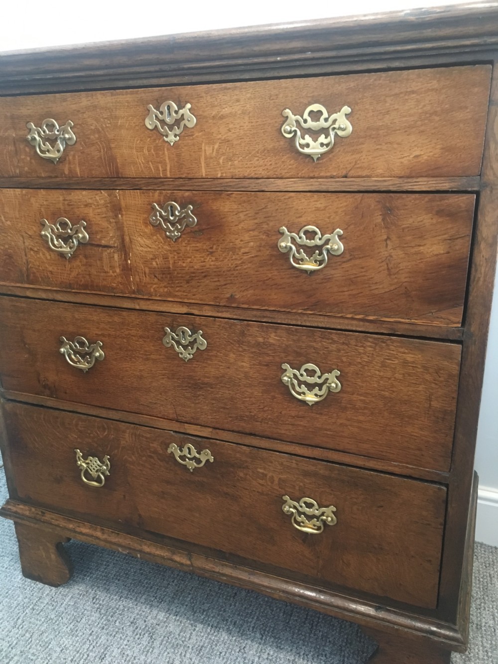 Antique 18th Century Oak Chest of Drawers View IX