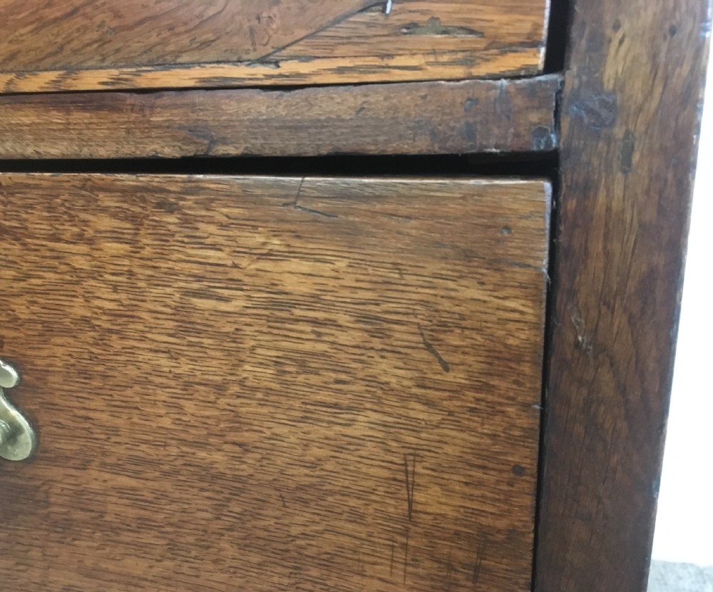 Antique 18th Century Oak Chest of Drawers View XII
