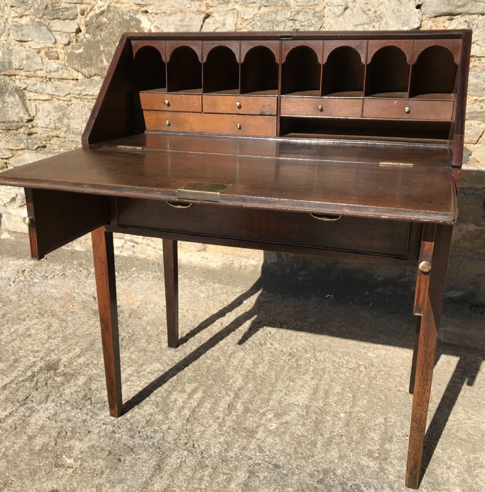 Georgian Country Oak Bureau View VII