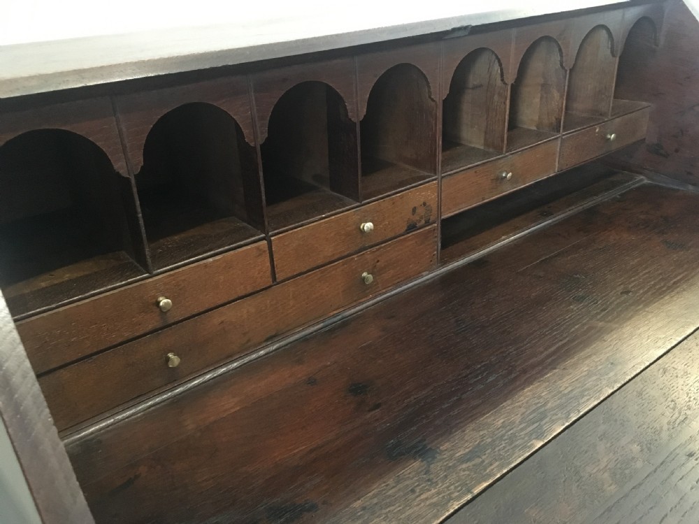 Georgian Country Oak Bureau View VIII