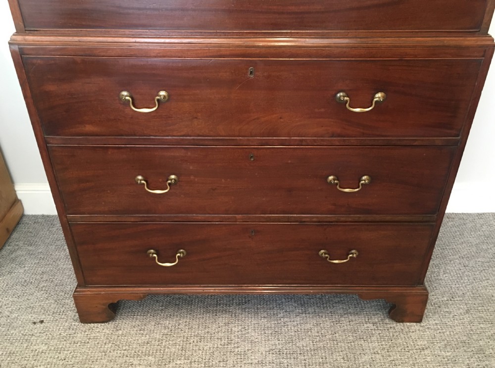 Antique Georgian Mahogany Tallboy Chest on Chest View VI