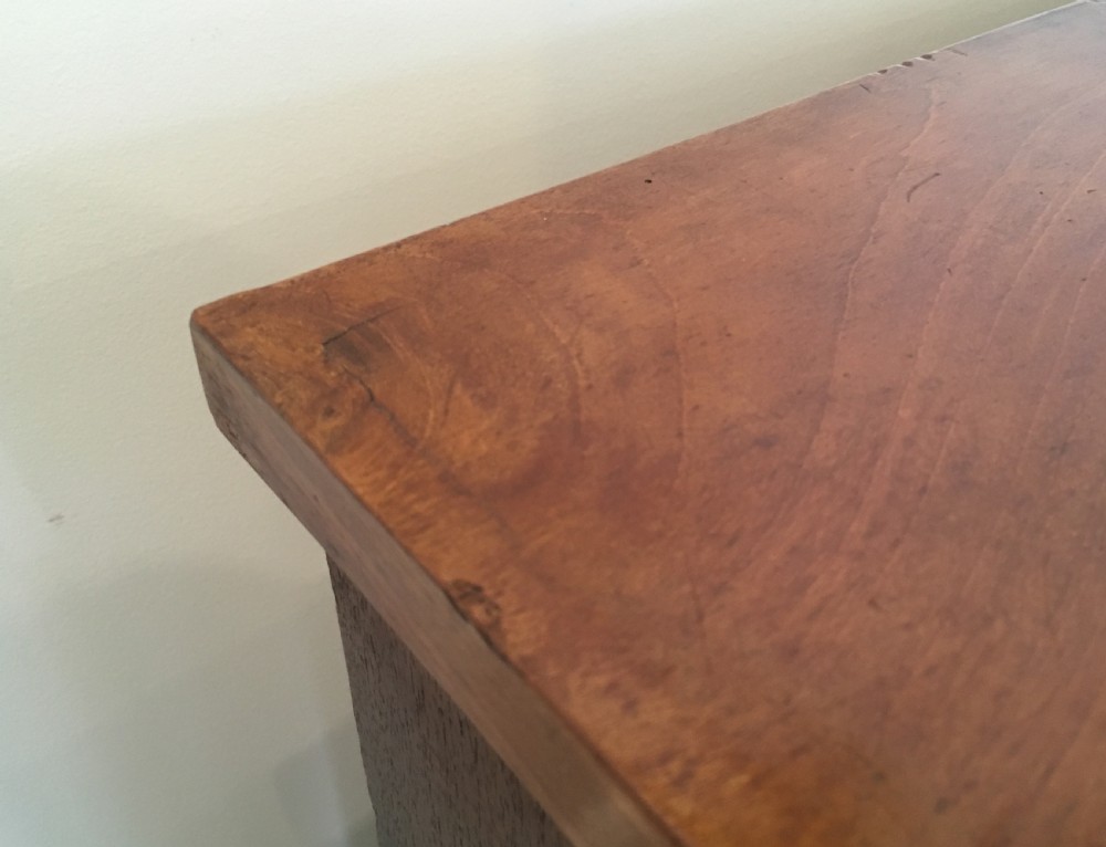 Small Georgian Mahogany Bow Front Chest of Drawers View XI