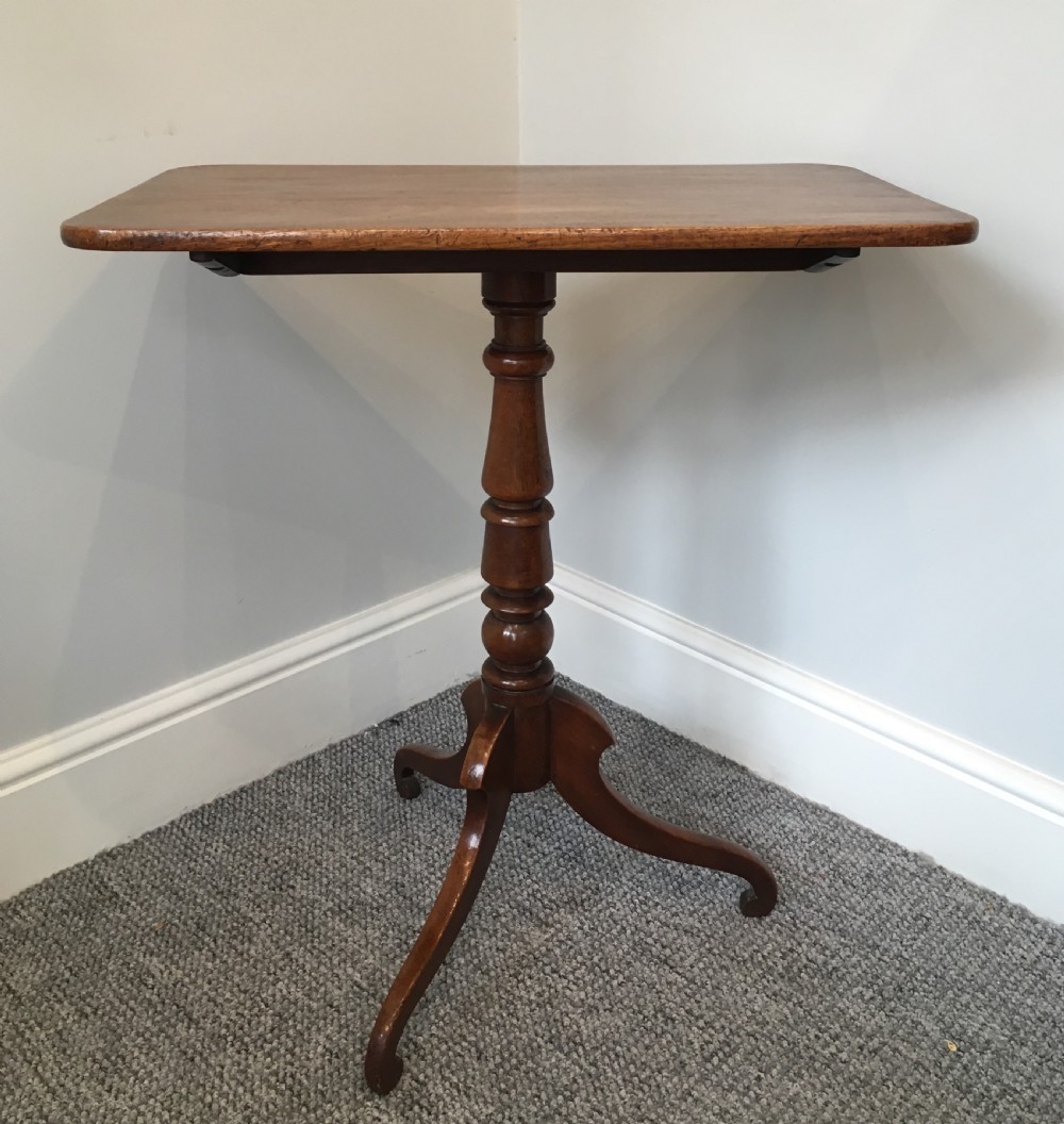 Antique Regency Mahogany Tilt Top Wine Table  View II
