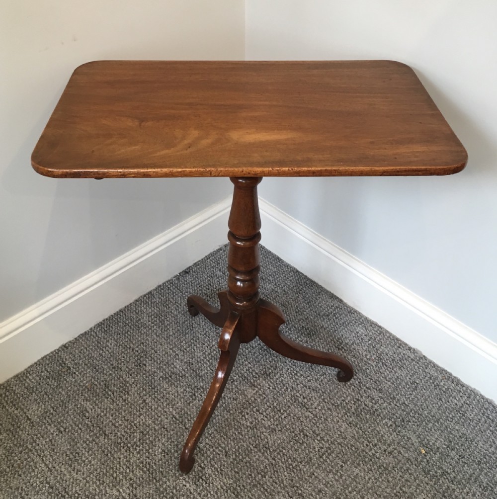 Antique Regency Mahogany Tilt Top Wine Table  View III