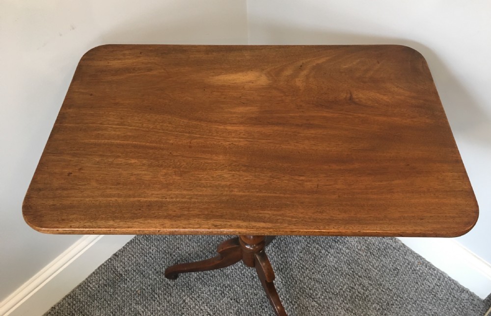 Antique Regency Mahogany Tilt Top Wine Table  View VI