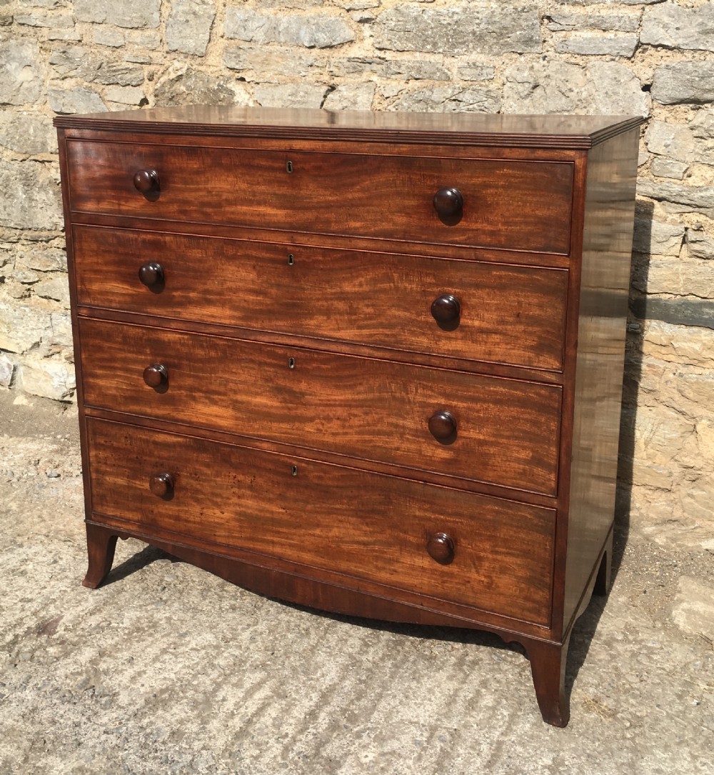 Antique Regency Mahogany Chest of Drawers View III