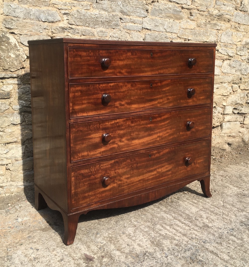 Antique Regency Mahogany Chest of Drawers View IV