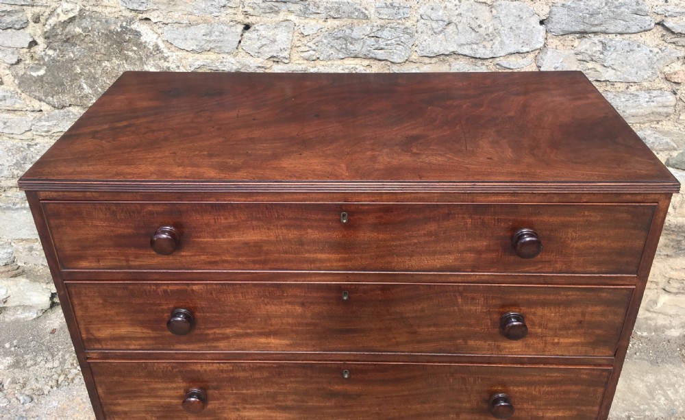 Antique Regency Mahogany Chest of Drawers View VI