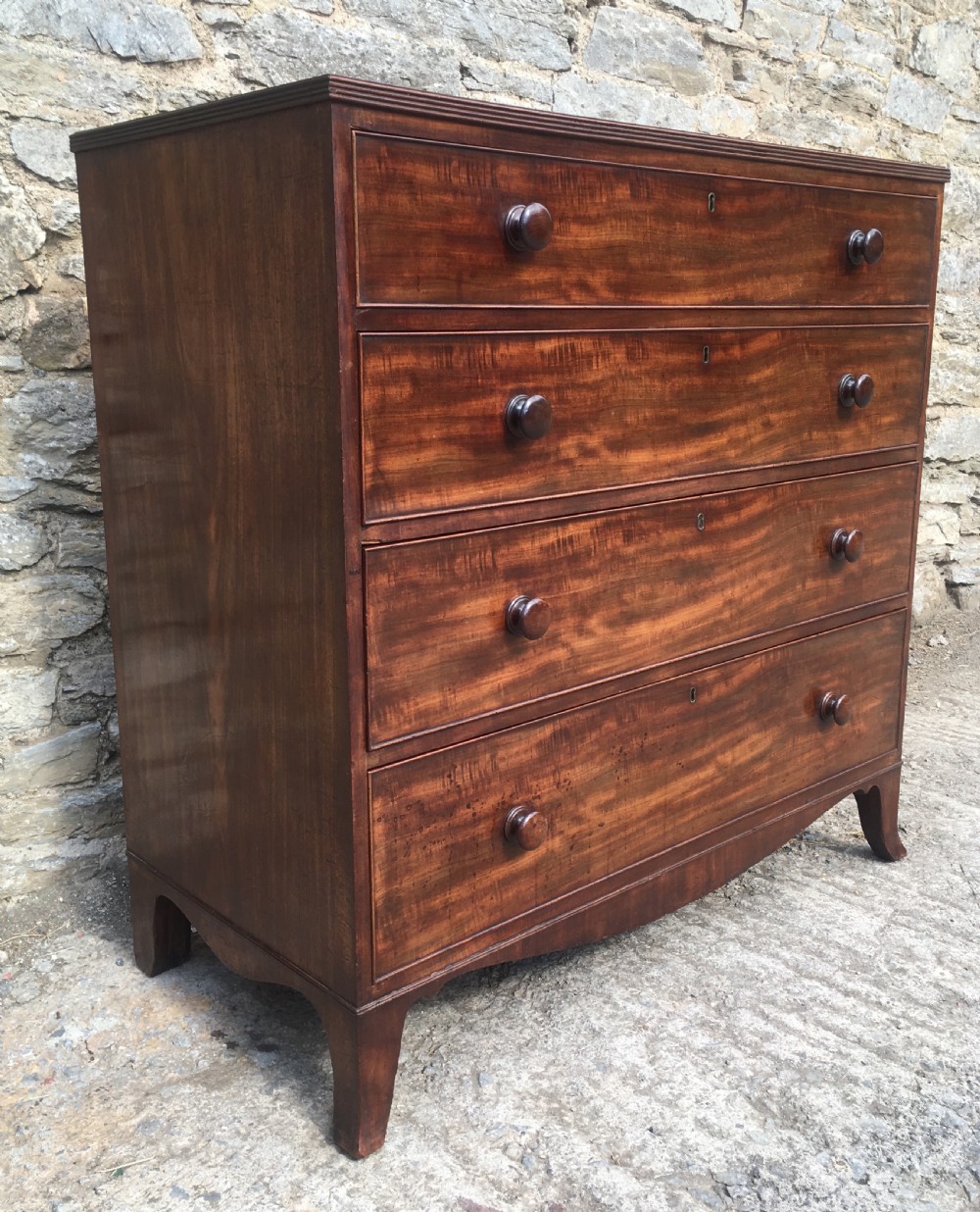 Antique Regency Mahogany Chest of Drawers View VIII
