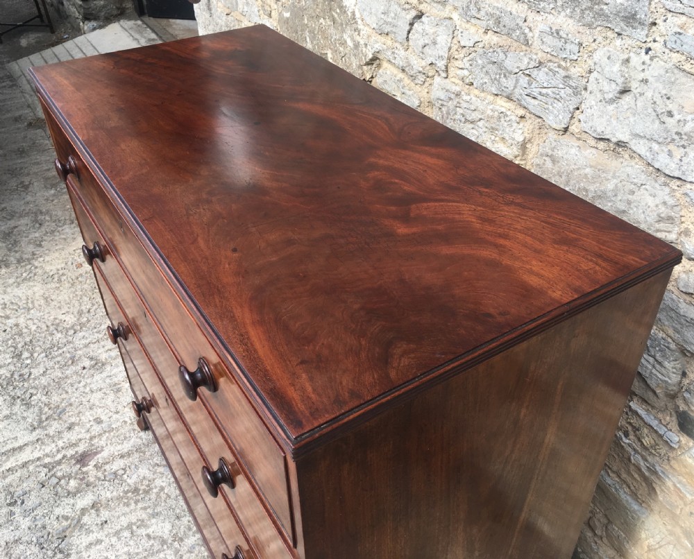 Antique Regency Mahogany Chest of Drawers View X
