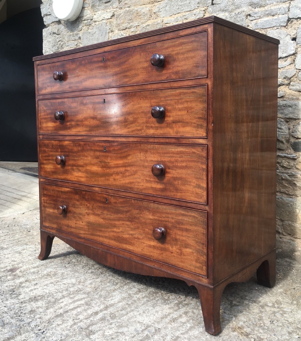 Antique Regency Mahogany Chest of Drawers View XI