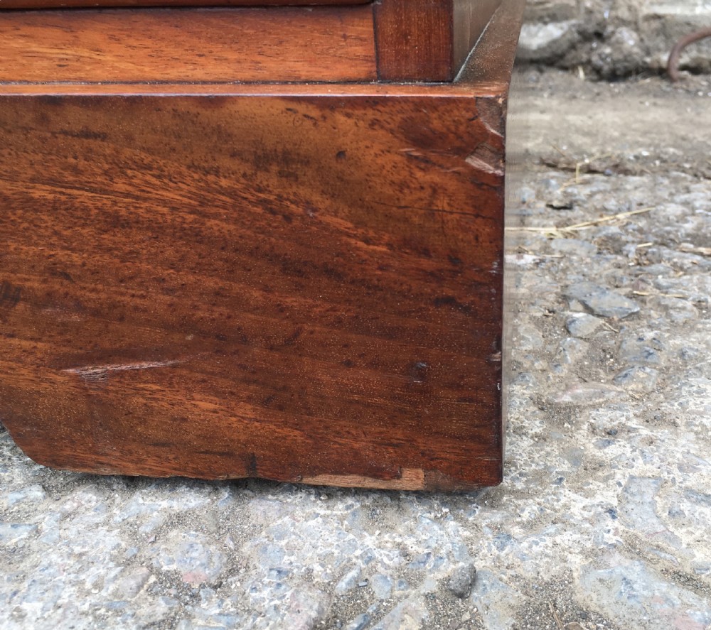 Antique Victorian Mahogany Chest of Drawers with Gallery View XI