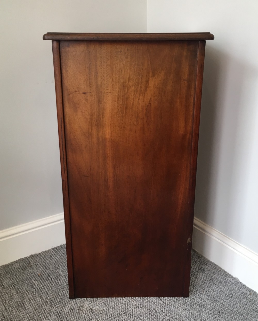 Antique Mahogany Tambour Fronted Filing Cabinet View VI