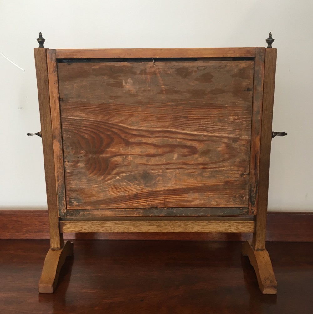 Antique Regency Mahogany Swing Dressing Mirror View IX