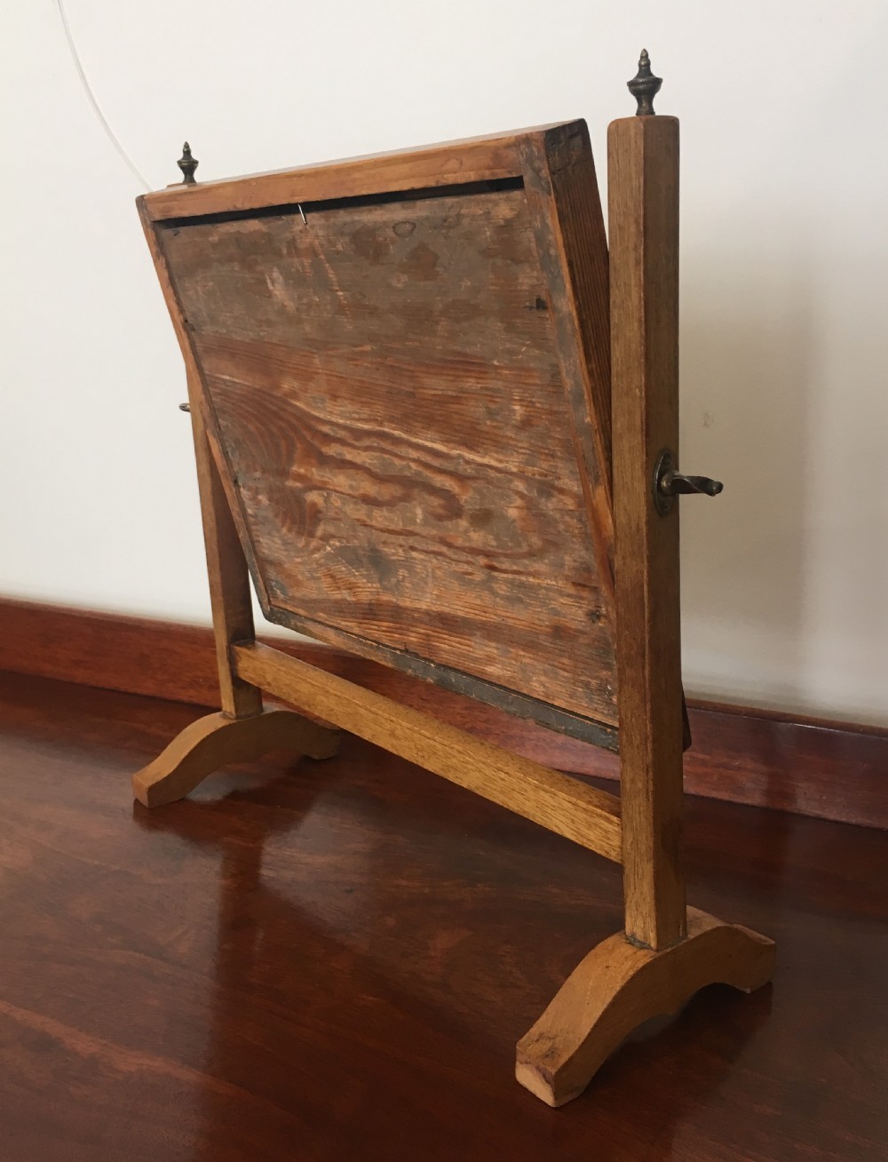 Antique Regency Mahogany Swing Dressing Mirror View X