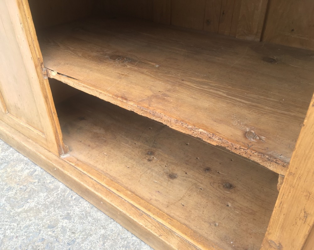 Huge Antique Georgian Stripped Pine Westcountry Dresser View X